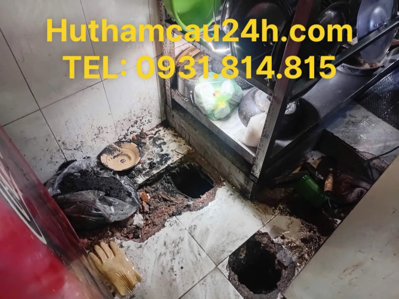 Các bước tự thông cống nghẹt tại nhà