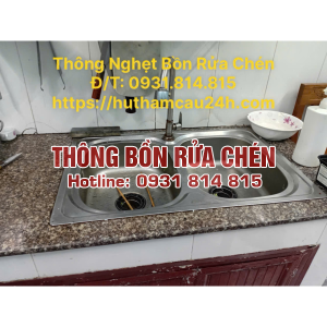 Thông bồn rửa chén quận 3