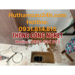 Thông cống nghẹt phường Chợ Quán