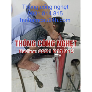 Thông cống nghẹt phường Tân Định