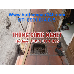 Thông cống nghẹt phường Tân Sơn Nhì