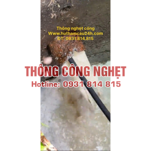 Thông cống nghẹt phường Xuân Hòa